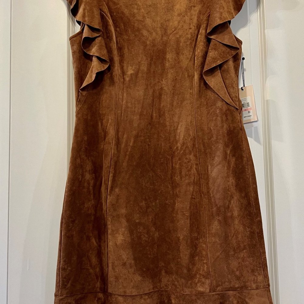 Ivanka Trump Faux Suede Dress - Size 10 (NWT)